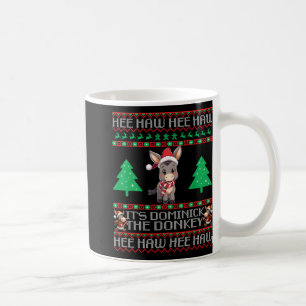 Mug Drôle de Noël Ane de Noël italien Dominick