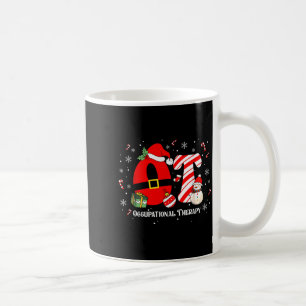 Mug Drôle de Noël du thérapeute occupationnel infirmiè