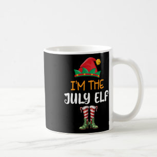 Mug Drôle de Noël en juillet je suis l'elfe de juillet