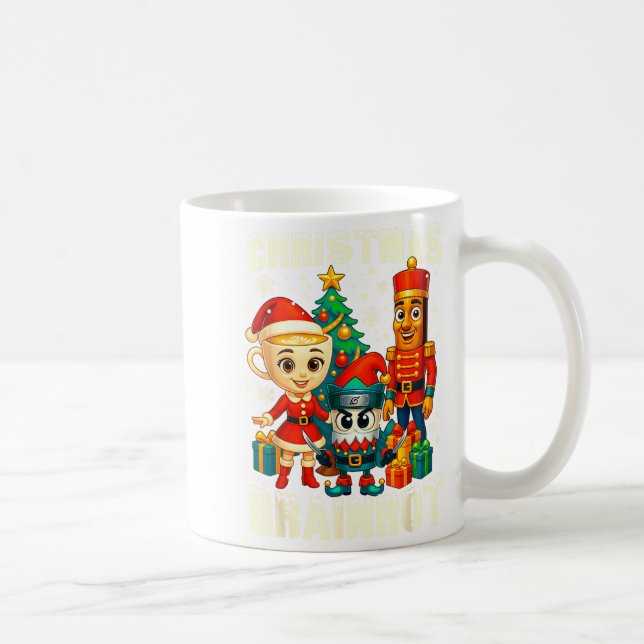 Mug Drôle de Noël Italien Brain Rot Italien Brainrot (Droite)
