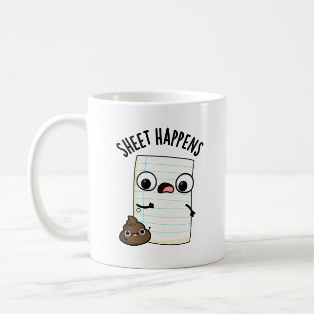 Mug Drôle de papier à l'air sympa (Gauche)