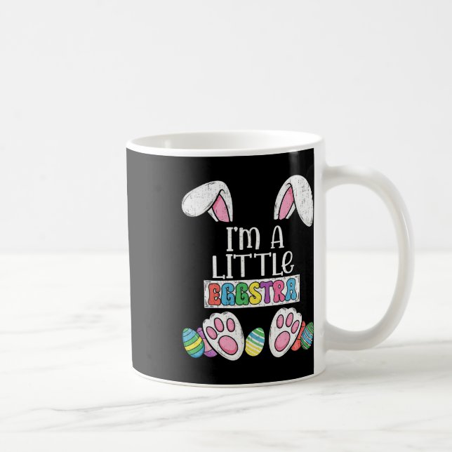 Mug Drôle de Pâques Mignon Lapin Je suis un petit enfa (Droite)