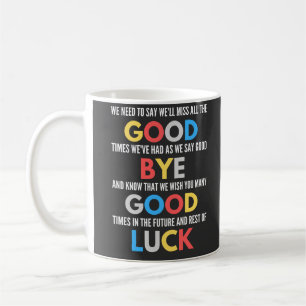 Mug Drôle de partir Adieu
