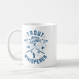 Mug Drôle de pêche à la mouche d'anniversaire Noël Pèr