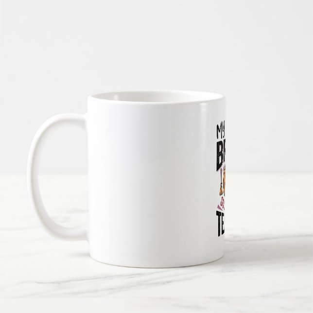Mug Drôle de professeur d'Halloween Balai Cassa Concep (Gauche)
