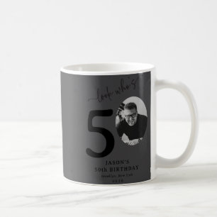 Mug Drôle de regard qui a 50 ans 50e anniversaire élég