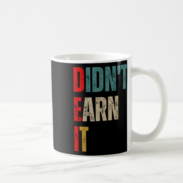 Mug Drôle de républicain Dei ne l'a pas mérité  (Droite)