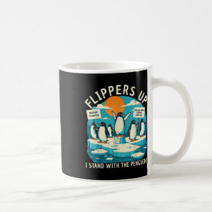 Mug Drôle de résister aux pingouins protestation contr
