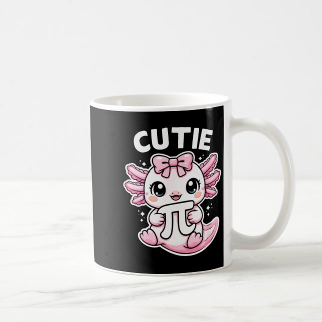 Mug Drôle de symbole axolotl mignon professeur de math (Droite)