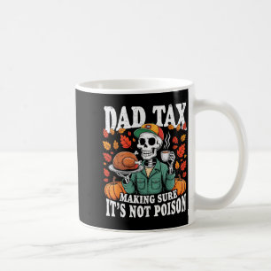 Mug Drôle de Thanksgiving Papa Taxe Squelette Dinde Jo