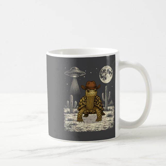 Mug Drôle de Tortue boîte orientale Cowboy Occidental  (Droite)