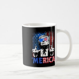 Mug Drôle de Trump 4 juillet Merica Drapeau Américain 