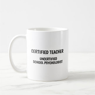 Mug Drôle de vie d'enseignant