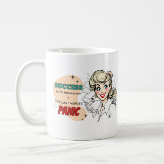 Mug Drôle Démotivationnel Sassy Vintage femme de ménag