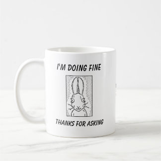 Mug Drôle dessin sur lapin