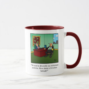 Mug drôle d'Humour financier