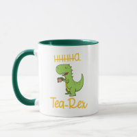 Drôle Dinosaur Tea Rex Tyrannosaurus Anniversaire