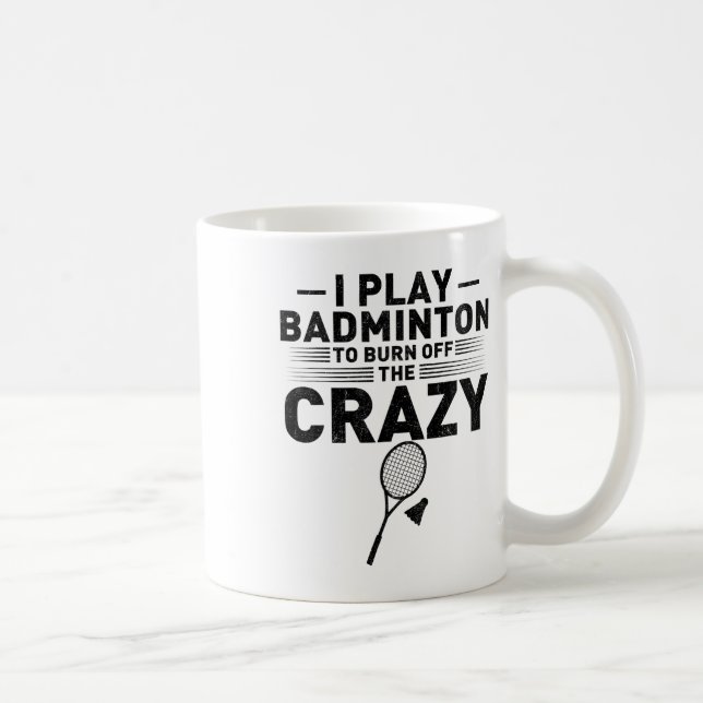 Mug Drôle Dit Pour Les Joueuses De Badminton Femmes Ho (Droite)