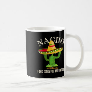Mug Drôle Dit Vintage Nacho Service Alimentaire Moyen