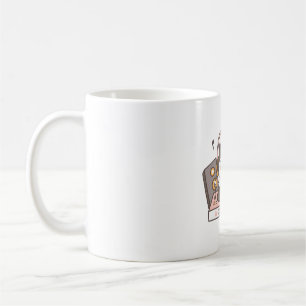 Mug Drôle DJ Scratch Chat Sur Tourne-disque