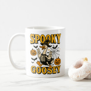 Mug Drôle d'oie Spooky Halloween en costume