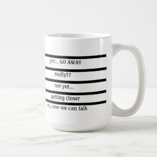 Mug Drôle, doit avoir le café avant que nous parlion