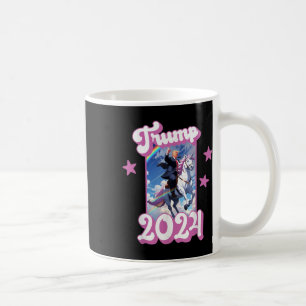 Mug Drôle Donald Trump Qui Dirige Une Unicorne. Trump