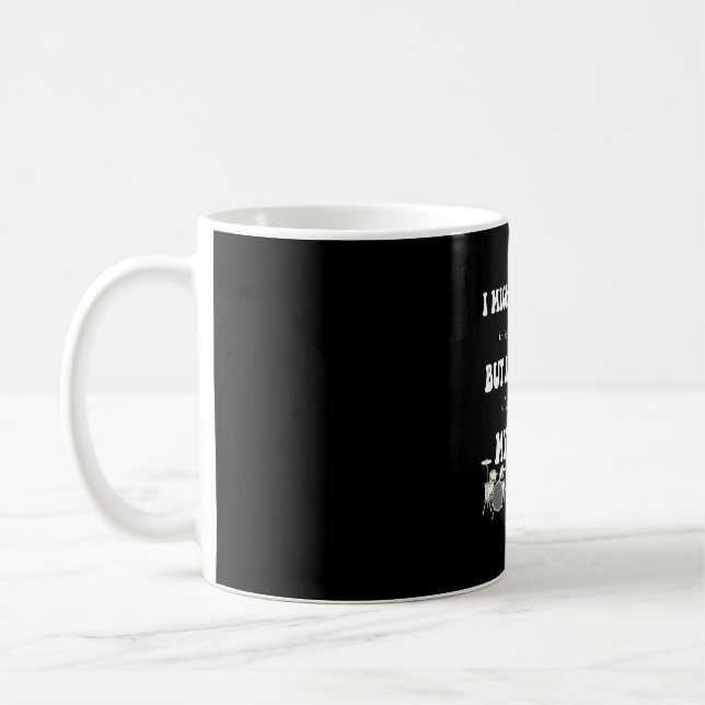 Mug Drôle Drummer Art Pour Drum Player Percussion (Gauche)