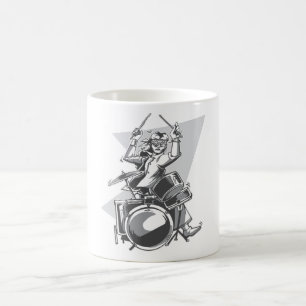 Mug Drôle Drummer Drums Cadeau