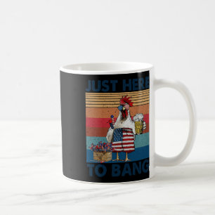 Mug Drôle du 4 juillet juste ici pour cogner la fille