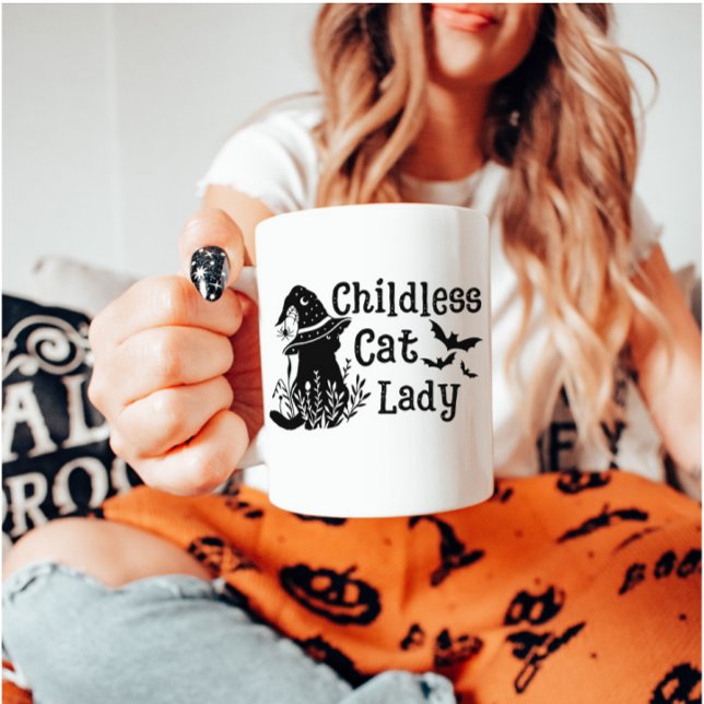 Mug Drôle Éffrayant mignonne Halloween Enfant Chat Lad (Créateur téléchargé)