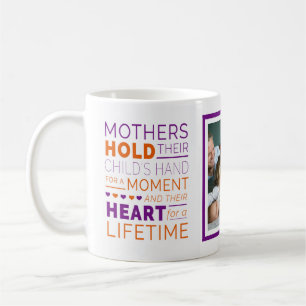 Mug Drôle et mignon Citation MOM Citations de photos M