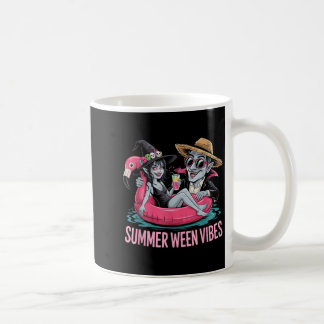Mug Drôle et sorcière flottante Halloween été Ween Par