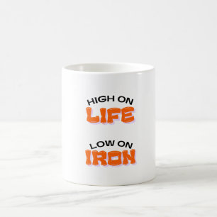 Mug drôle faible en fer