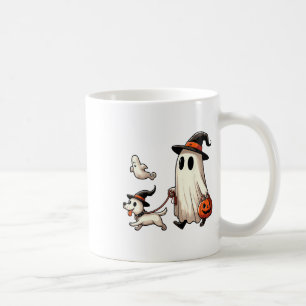 Mug Drôle Fantôme Marcher Chien Saison Éffrayante Hall