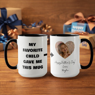 Mug Drôle Fête des Pères Mon Enfant Préféré M'a Donné 