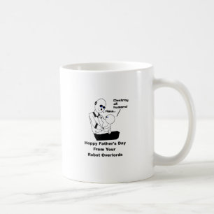 Mug Drôle Fête des pères Robot Science Joke Cartoon