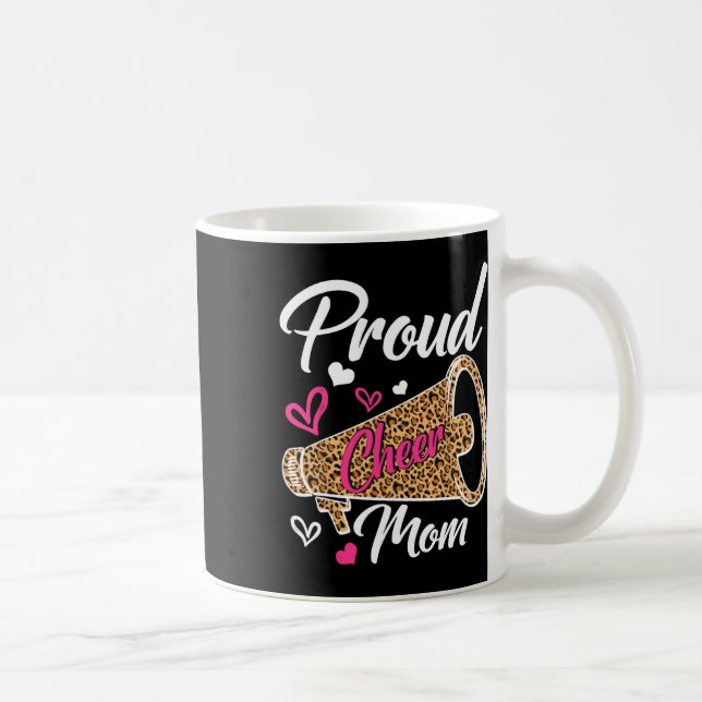 Mug Drôle Fière Acclamation Maman Léopard Fête des Mèr (Droite)