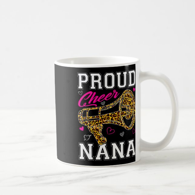 Mug Drôle Fière Acclamation Nana Léopard Fête des Mère (Droite)