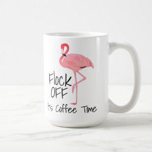 Mug Drôle Flamant rose rose s'éteint