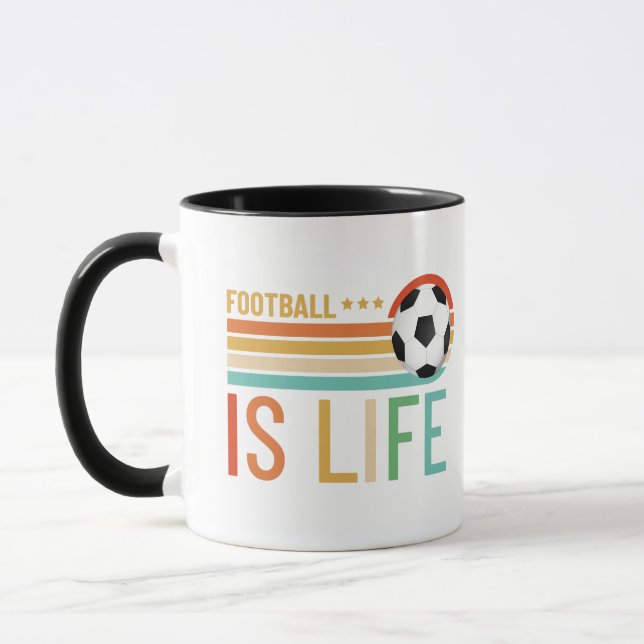 Mug Drôle Football Soccer Citations Coupes (Gauche)