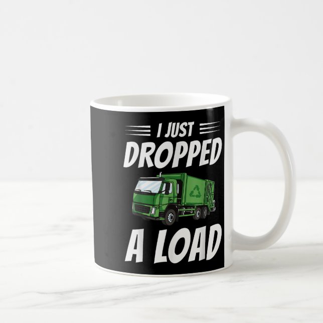 Mug Drôle Garbage Truck Driver Costume Sarcastique Tra (Droite)
