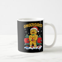 Drôle Gingerbread Man Gingershred Gym Bodybuilding