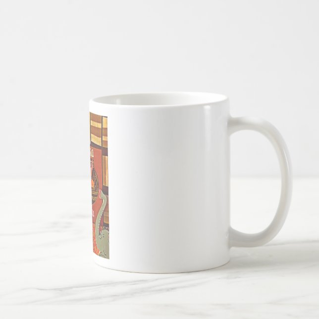 Mug Drôle Giraffe avec texte cool Hakuna Matata (Droite)