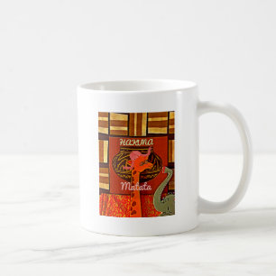 Mug Drôle Giraffe avec texte cool Hakuna Matata Design