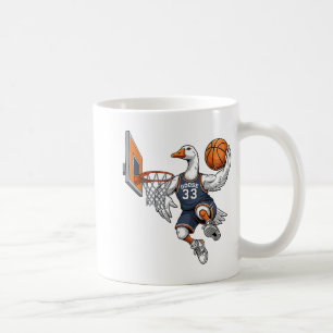 Mug Drôle Goose Basketball Joueur Slam Dunk Amateurs S