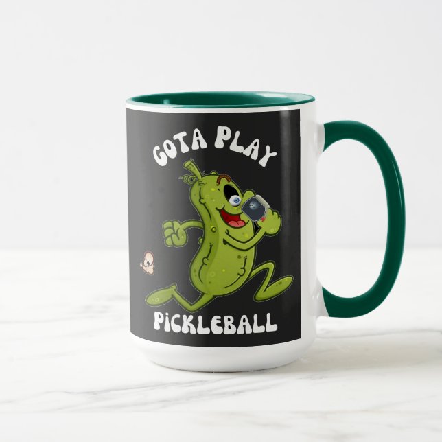 Mug Drôle Green Gota Jouer Pickleball (Droite)
