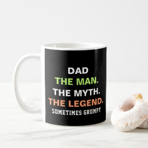 Mug Drôle Grumpy Dad Citation Typographie