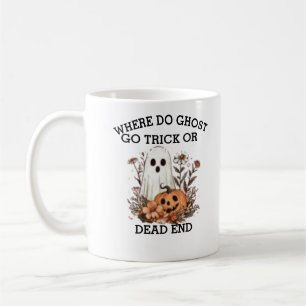 Mug Drôle Halloween citation fantôme Halloween