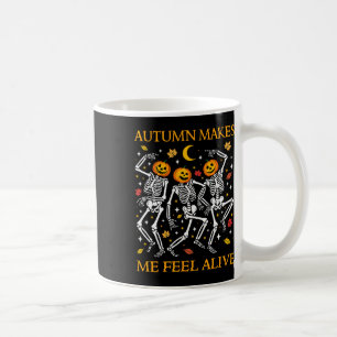 Mug Drôle Halloween Danser Skeletons Pun Automne Autom